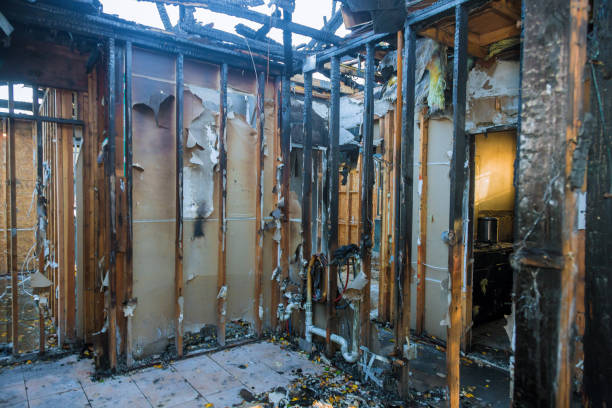 Professional Emergency Fire Cleanup technician working in Stoneville, NC